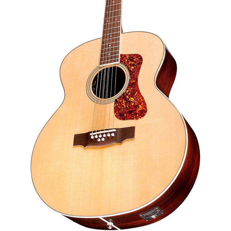 Guild BT-258E Deluxe Westerly Collection 8-String Baritone Jumbo Acoustic-Electric Guitar Natural