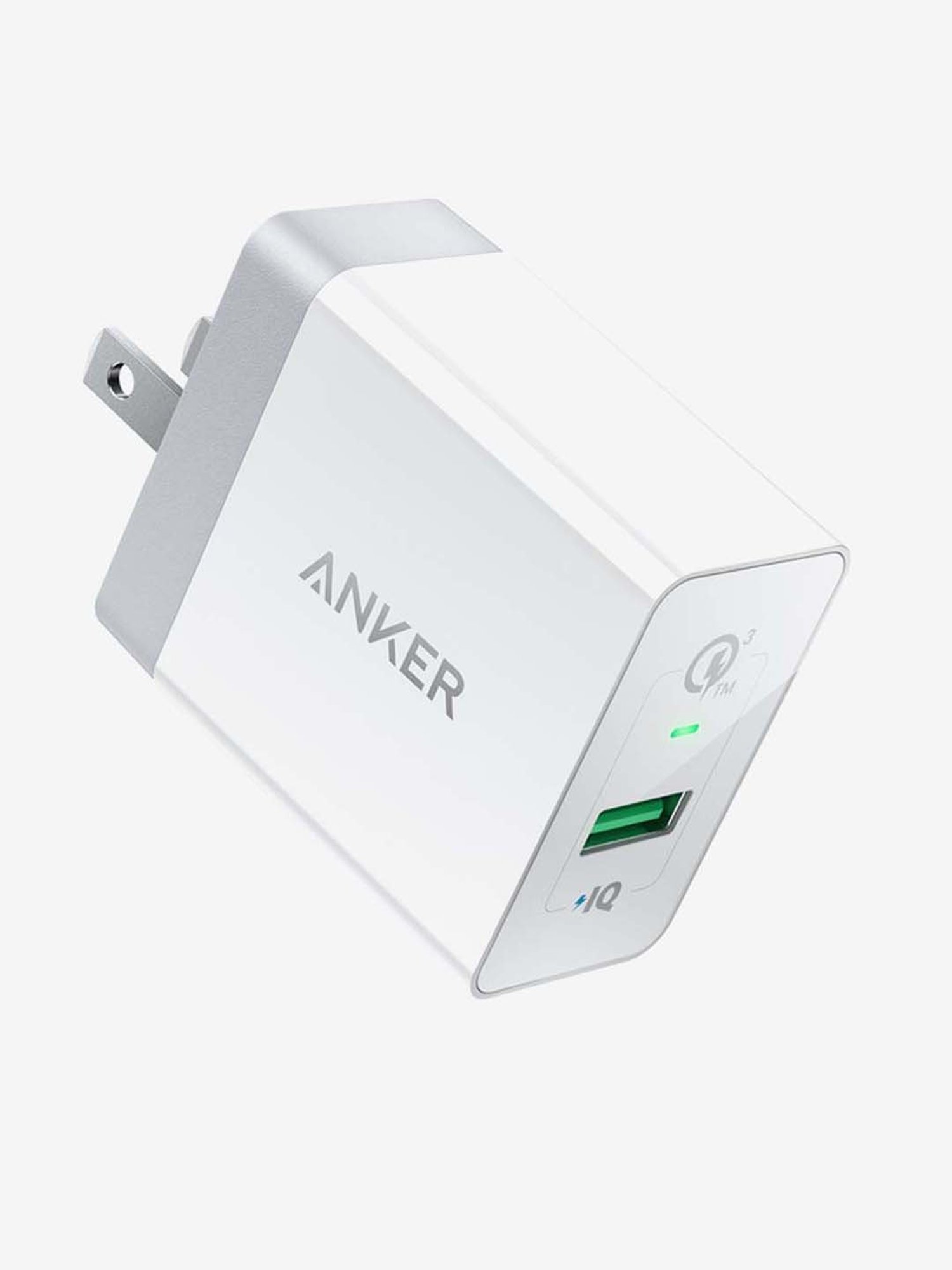 Anker Powerport Plus A2013Y11 Qualcomm 3.0 Quick Charge USB Wall Adapter (White)