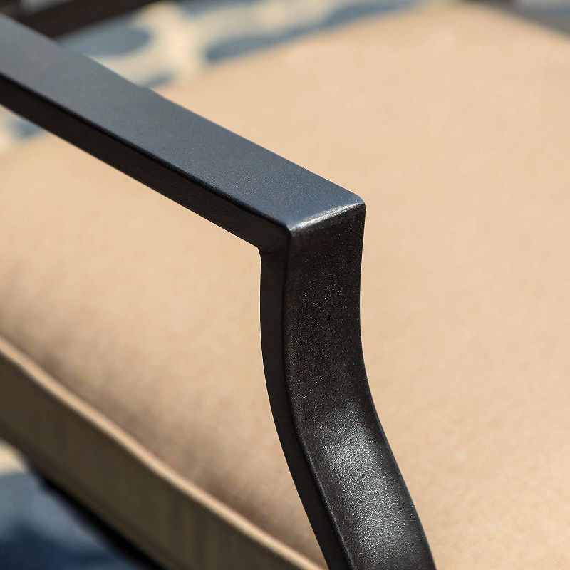 Circi 5pc Outdoor Dining Set - Black and Charcoal - CosmoLiving by Cosmoplitan