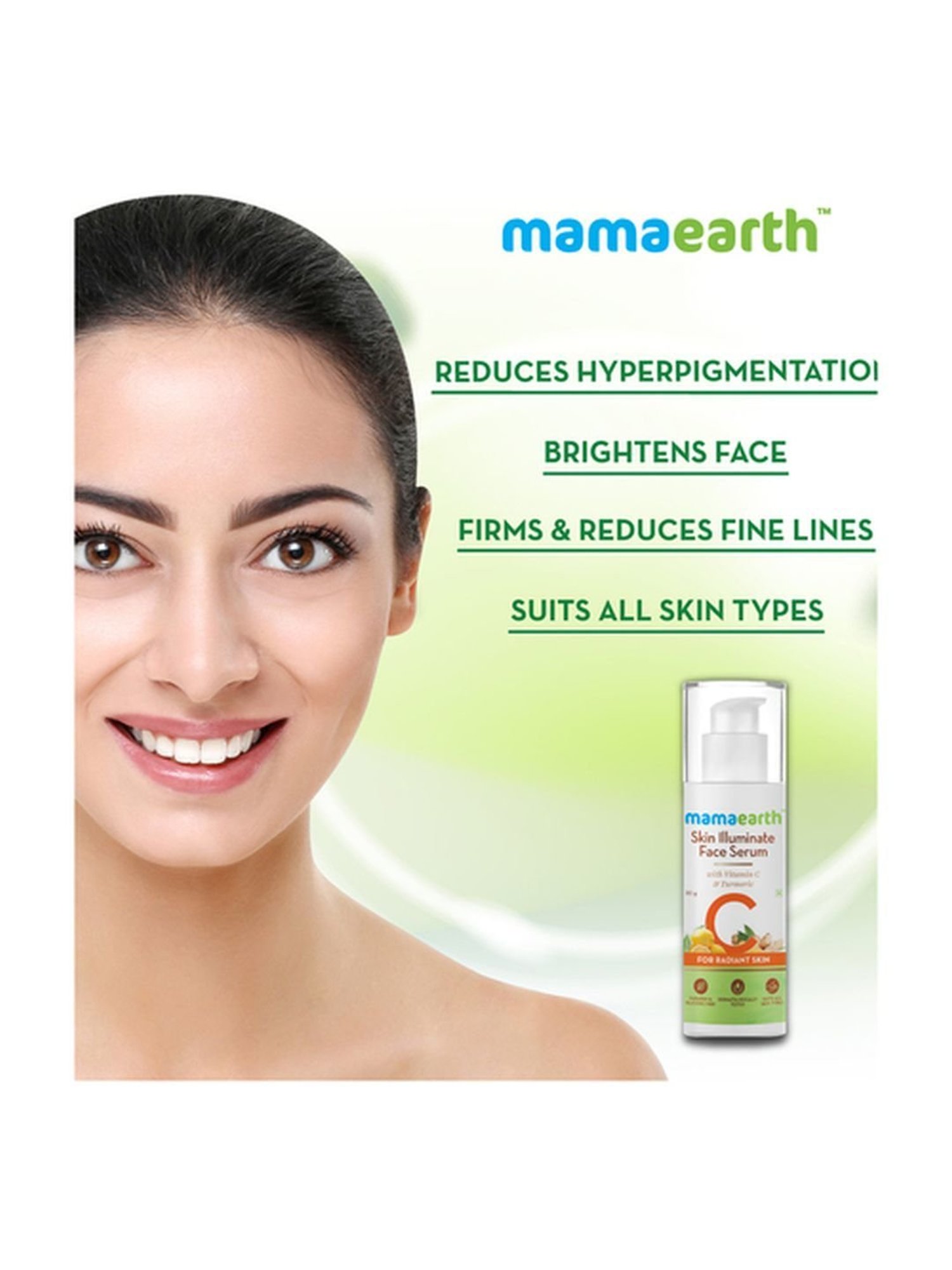 Mamaearth Skin Illuminate Face Serum - 30 gm