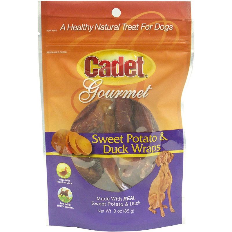 Cadet Duck & Sweet Potato Wraps (3 oz Pack)