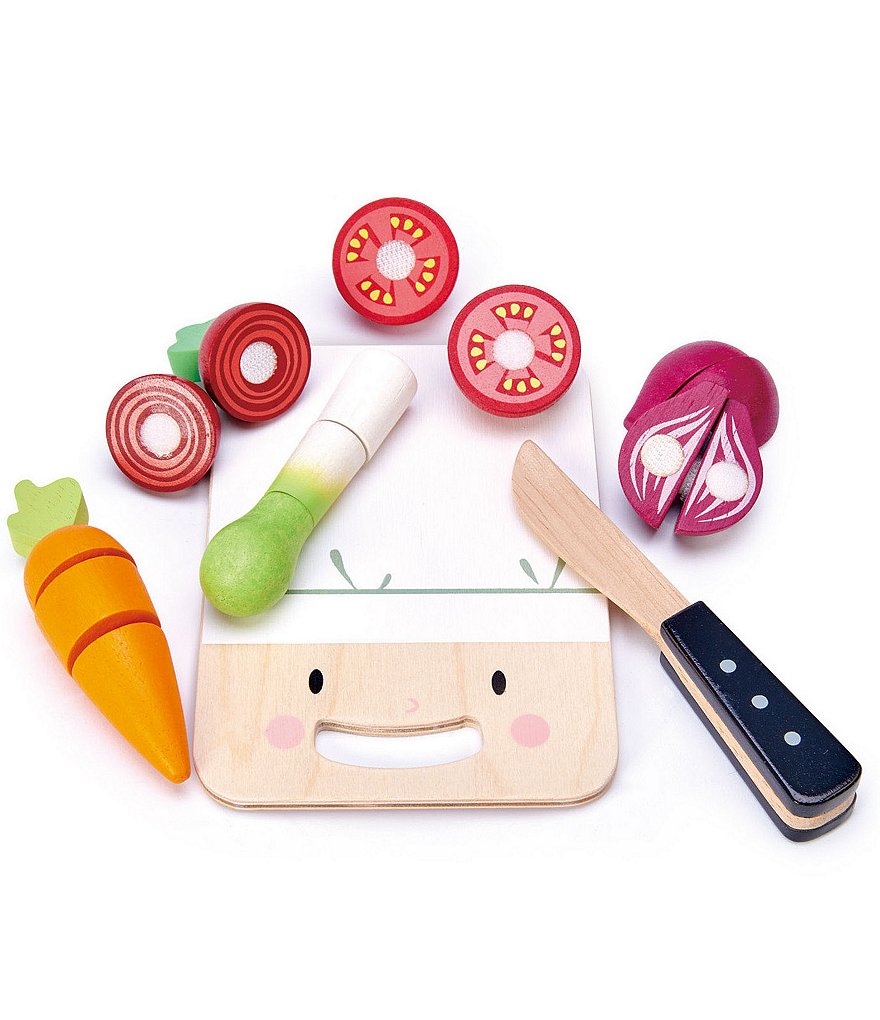 Tender Leaf Toys Mini Chef Chopping Board Wooden Toy Set