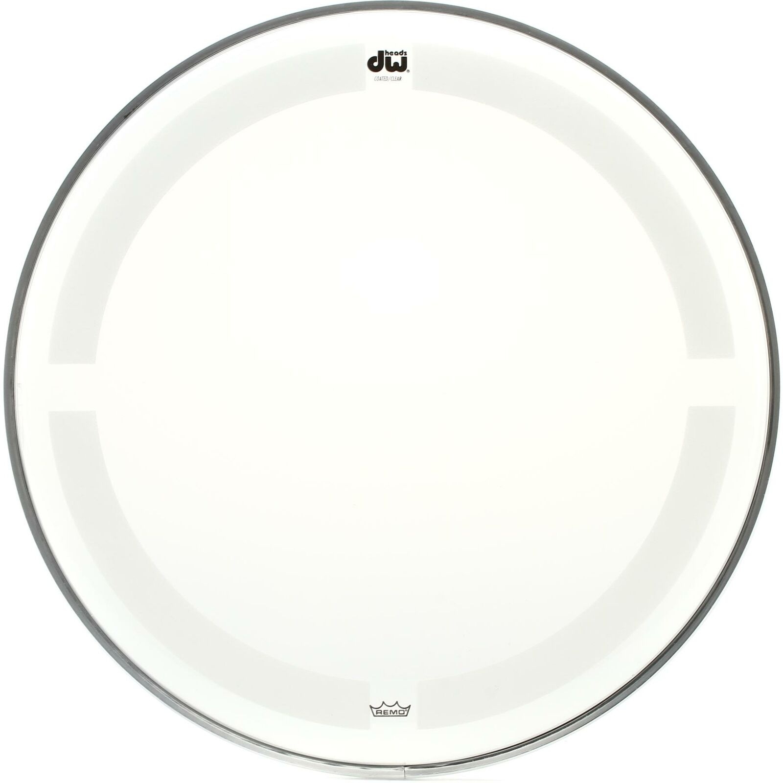 DW Coated/Clear Drumhead - 10 inch + DW DRDHCC12 - Value Bundle