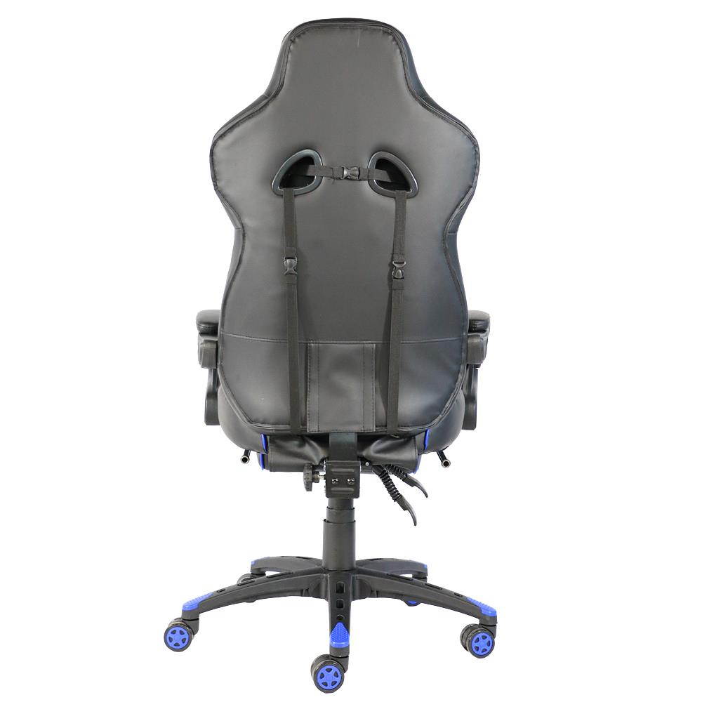 High Back Ergonomic Swivel Gaming Chair Racing Style Adjustable Recline Footrest