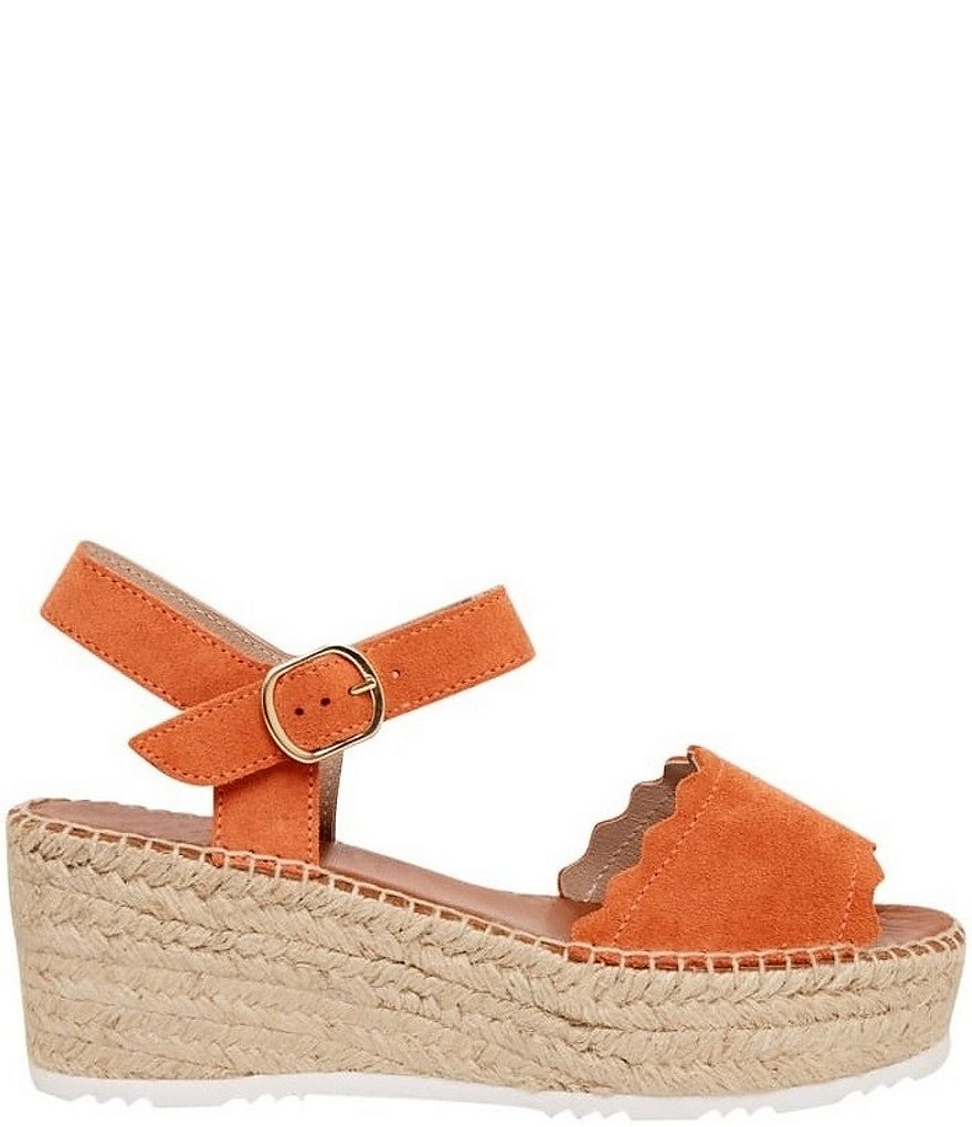 Andre Assous Cacia Suede Espadrille Wedge Sandals