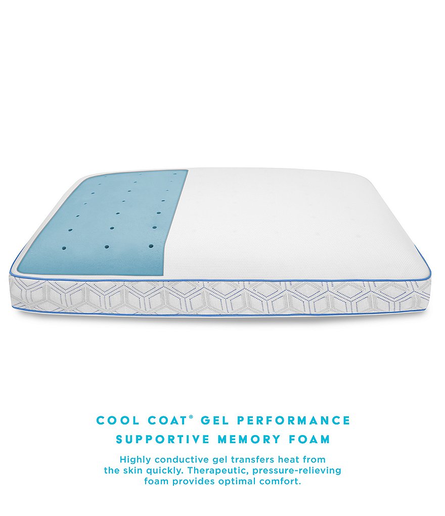 Sensorpedic Cool Coat Gel Memory Foam Performance Pillow