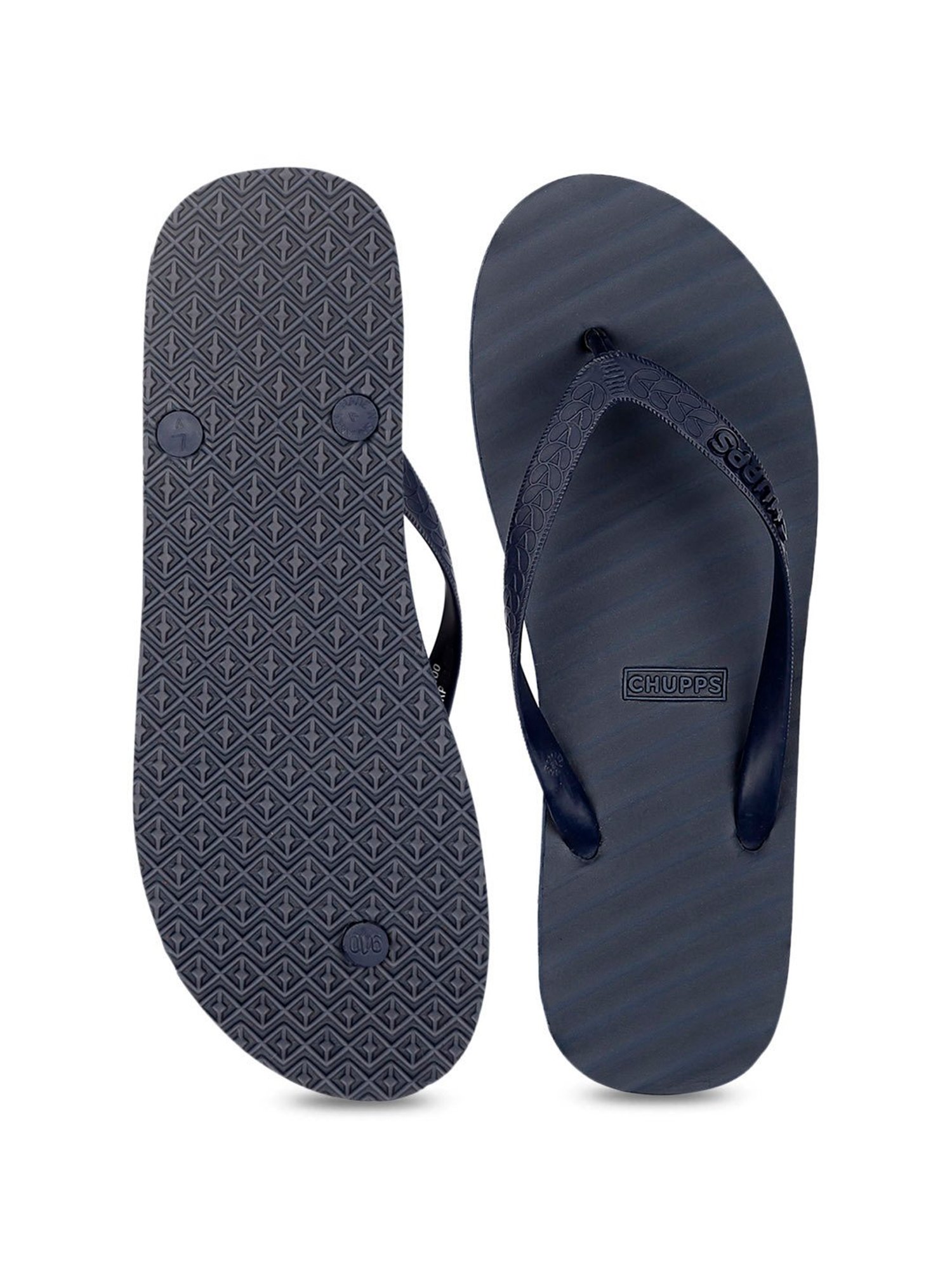 Chupps Men's Blue Flip Flops