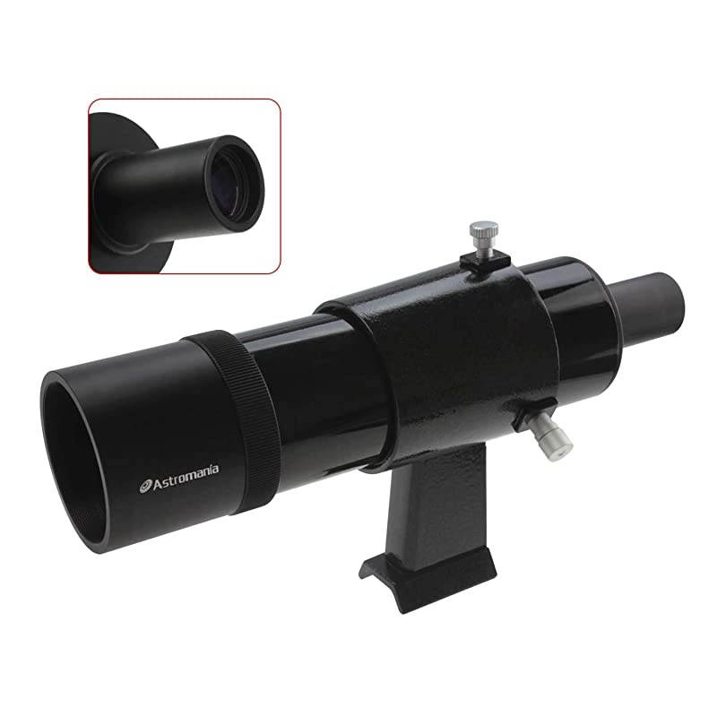 9x50 Finder Scope Black it Provides Both a Bright Image and Comfortable Viewing