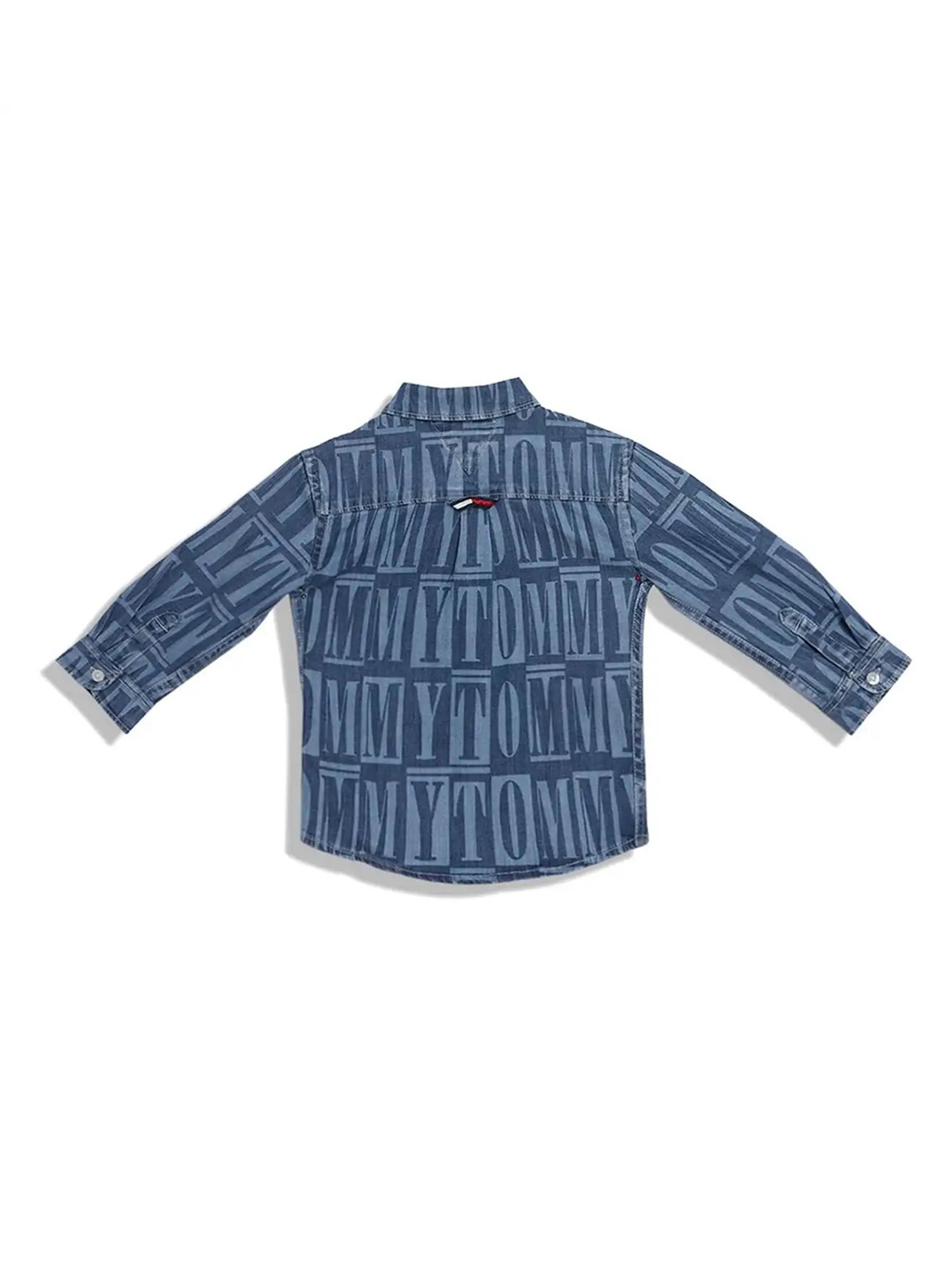 Tommy Hilfiger Kids Blue Printed Shirt