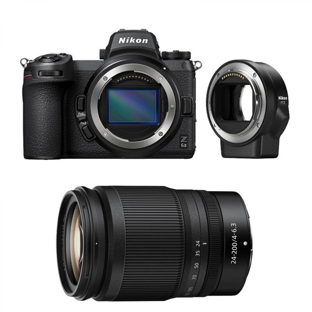 NIKON Z6 II + Nikkor Z 24-200mm F4-6.3 VR Lens + NIKON FTZ Mount Adapter