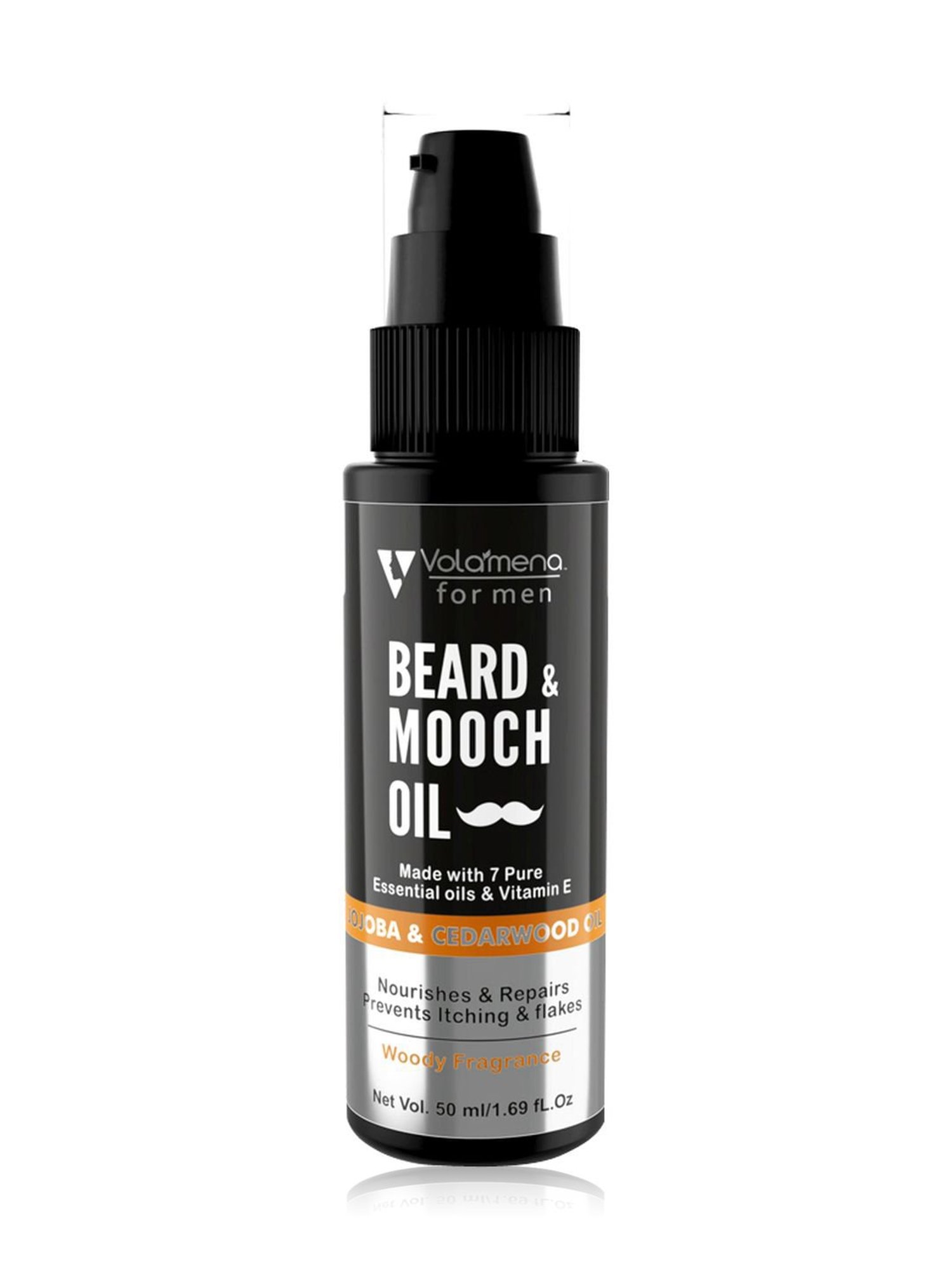Volamena Beard & Mooch Oil Jojoba And Cedarwood Oil - 50 ml