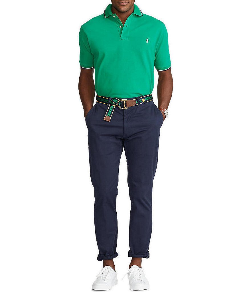 Polo Ralph Lauren Big & Tall Tipped Mesh Short-Sleeve Polo Shirt