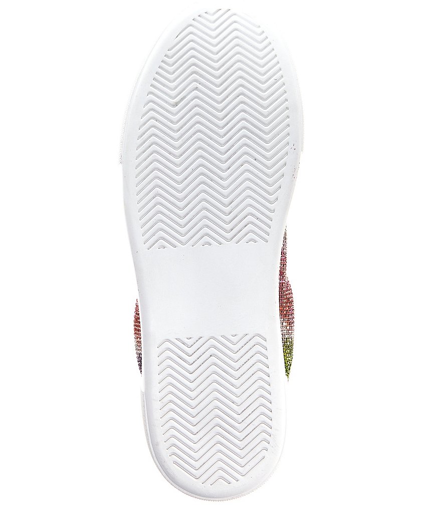 Betsey Johnson Lindsay Glitter Rhinestone Embellished Lace-Up Sneakers