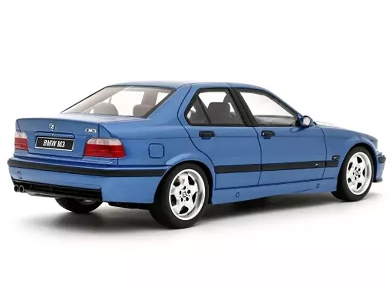 1982 BMW 323i Saturn Blue 1/18 Diecast Model Car by Minichamps