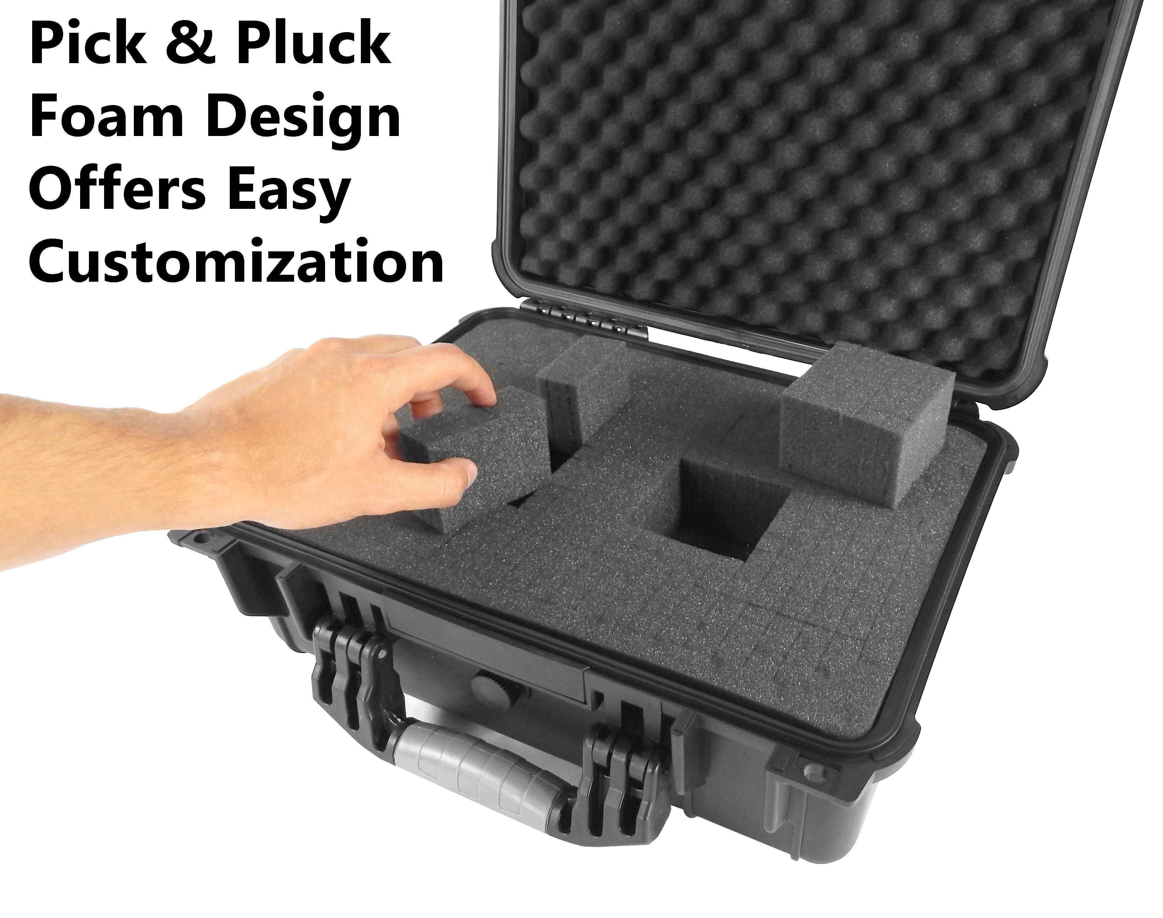 Tough and Secure Projector Hard Case by CASEMATIX - For VIEWSONIC PA502S/PA503S/PA503X/PJD6551W/PJD7720HD/PJD7831HDL/PJD7836HDL/PJD7326/PJD7526W