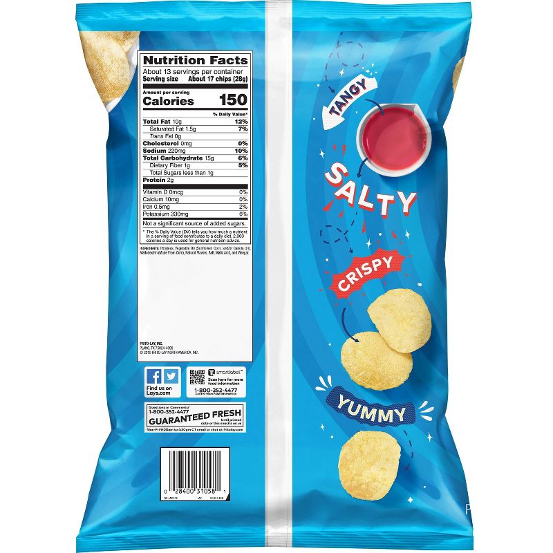 Lays Salt and Vinegar - 12.5oz