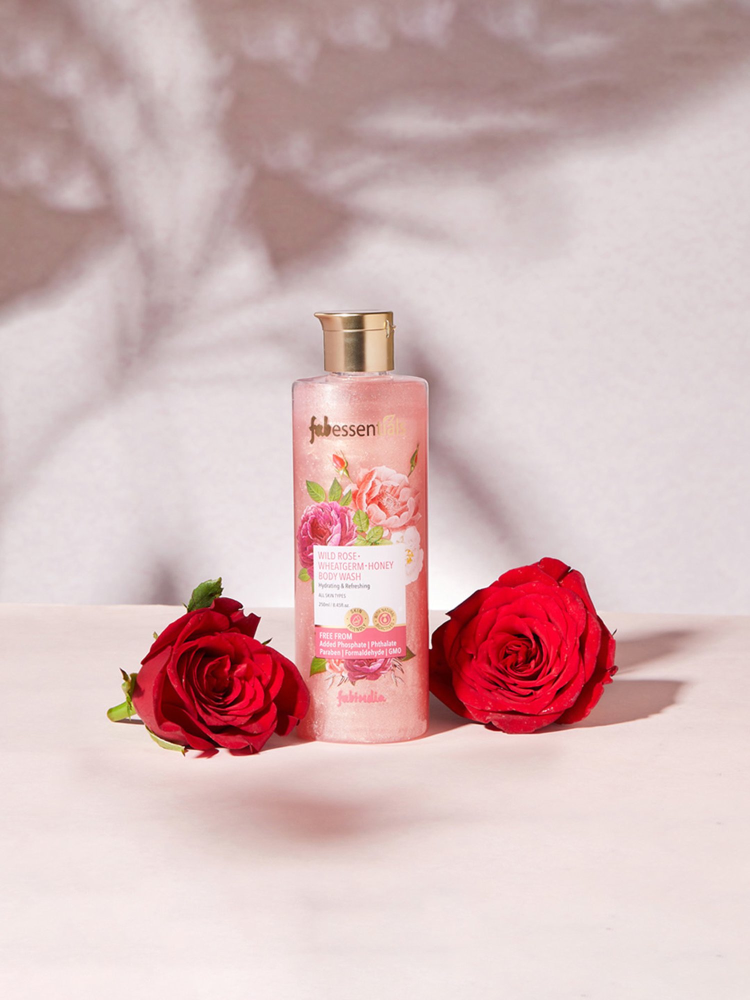 Fabessentials Wild Rose Wheatgerm Honey Body Wash - 250 ml