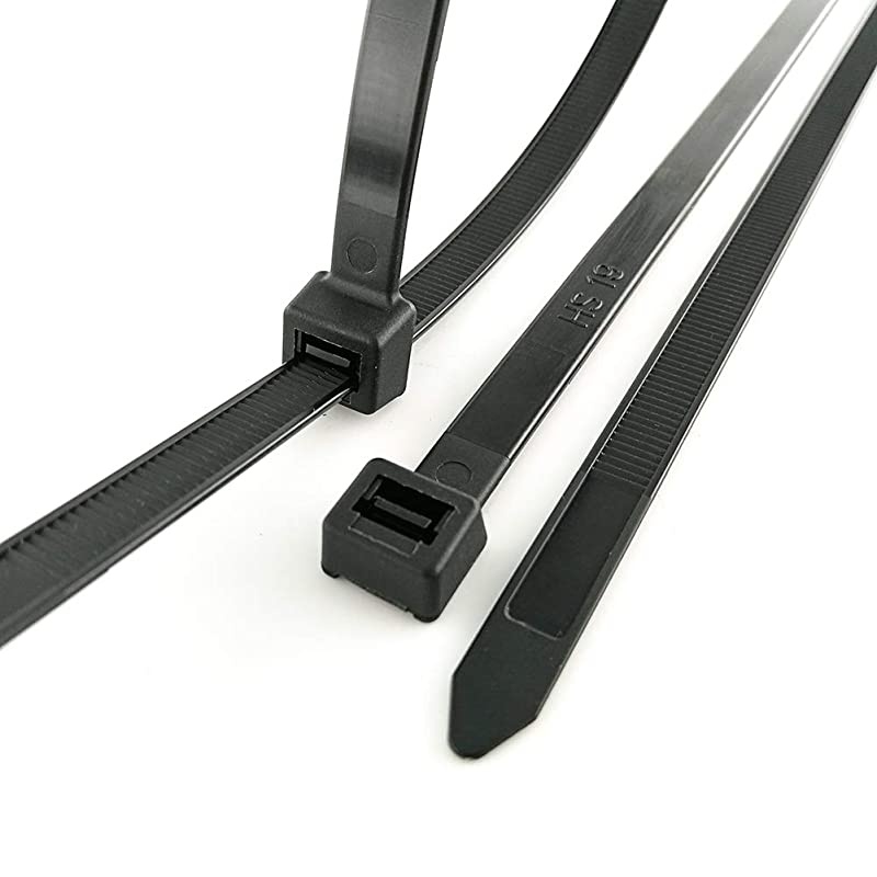 UV Resistant Heavy Duty Zip Ties 24 Inch 50 Pack Black Large Plastic Ties Straps 175 LBS Tensile Strength Long DurableOutdoor Purposeor Purpose