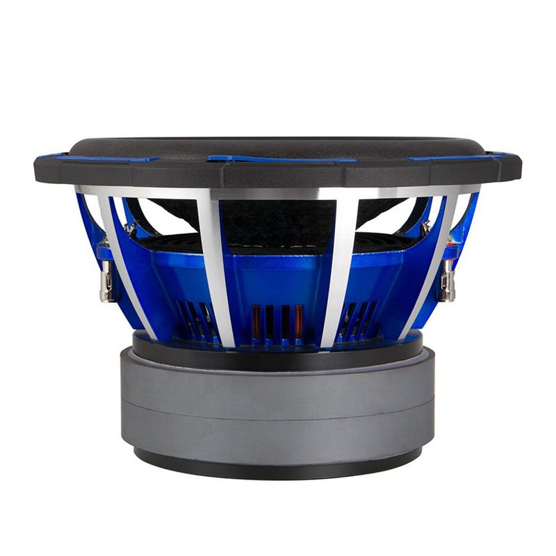 Power Acoustik MOFO Series 10 Inch 2400 Watt DVC 4 Ohm Car Audio Power Subwoofer with Surround Sound, Cast Aluminum Dust Cap, and Concealed Mounting