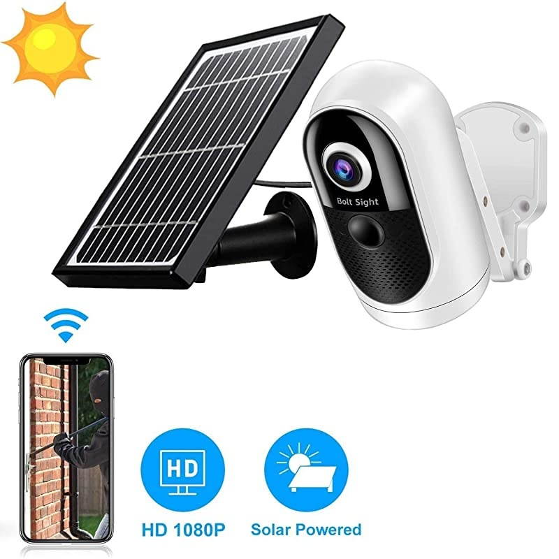 Powered Wireless Home Security System 1080P Outdoor WiFi Camera Surveillance Camera Night Vision Human Motion Detection 2Way Audio SDCloud IP65 Weatherproof