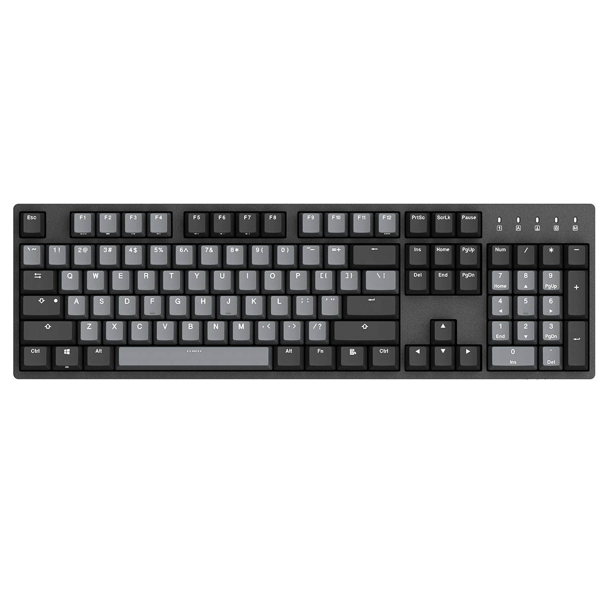 Durgod Taurus K310 Mechanical Gaming Keyboard - 104 Keys - Double Shot PBT - NKRO - USB Type C (Cherry Red, Grey)