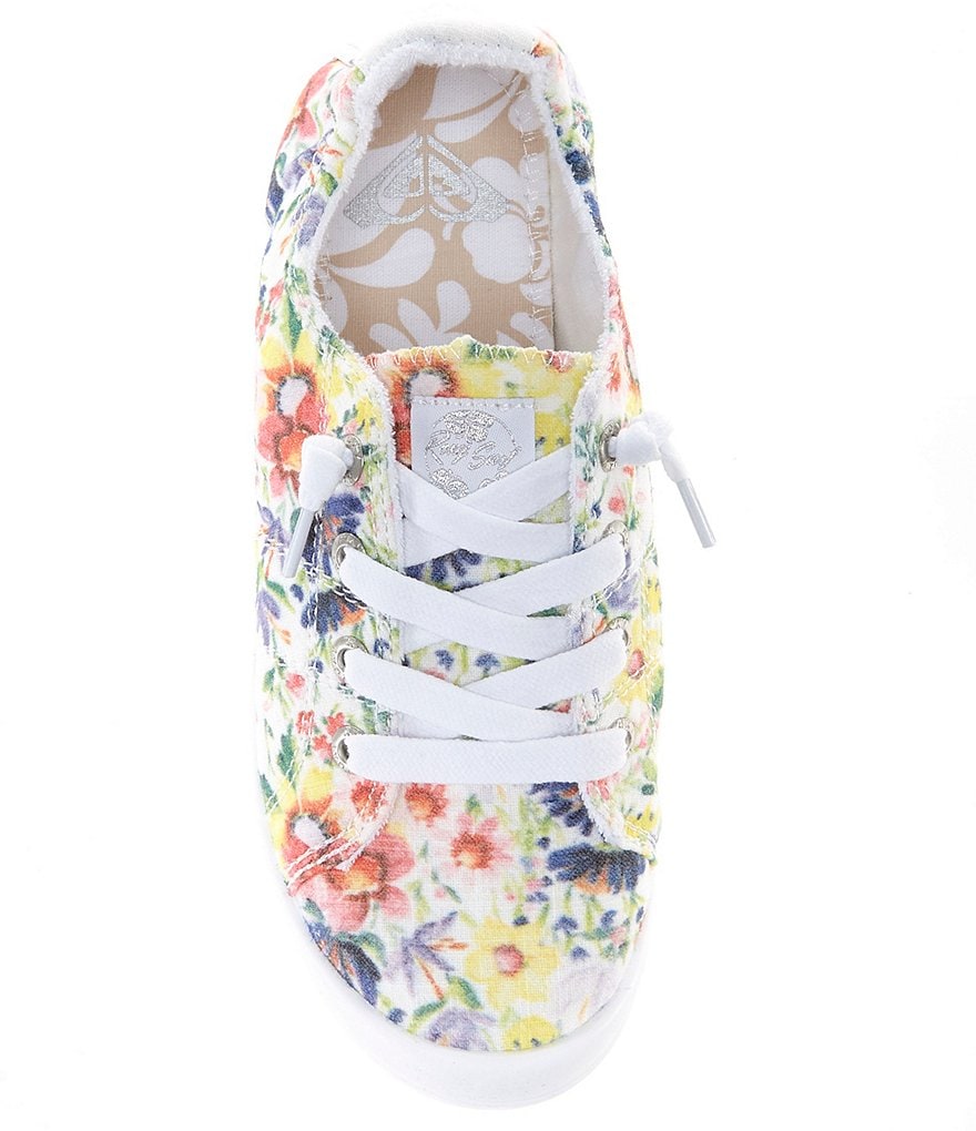 Roxy Bayshore III Canvas Floral Slip-On Sneakers