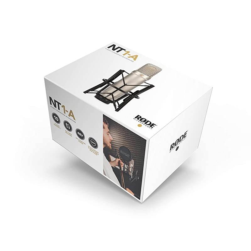 NT1-A-MP Stereo Studio Vocal Cardioid Condenser Microphones, Matched Pair