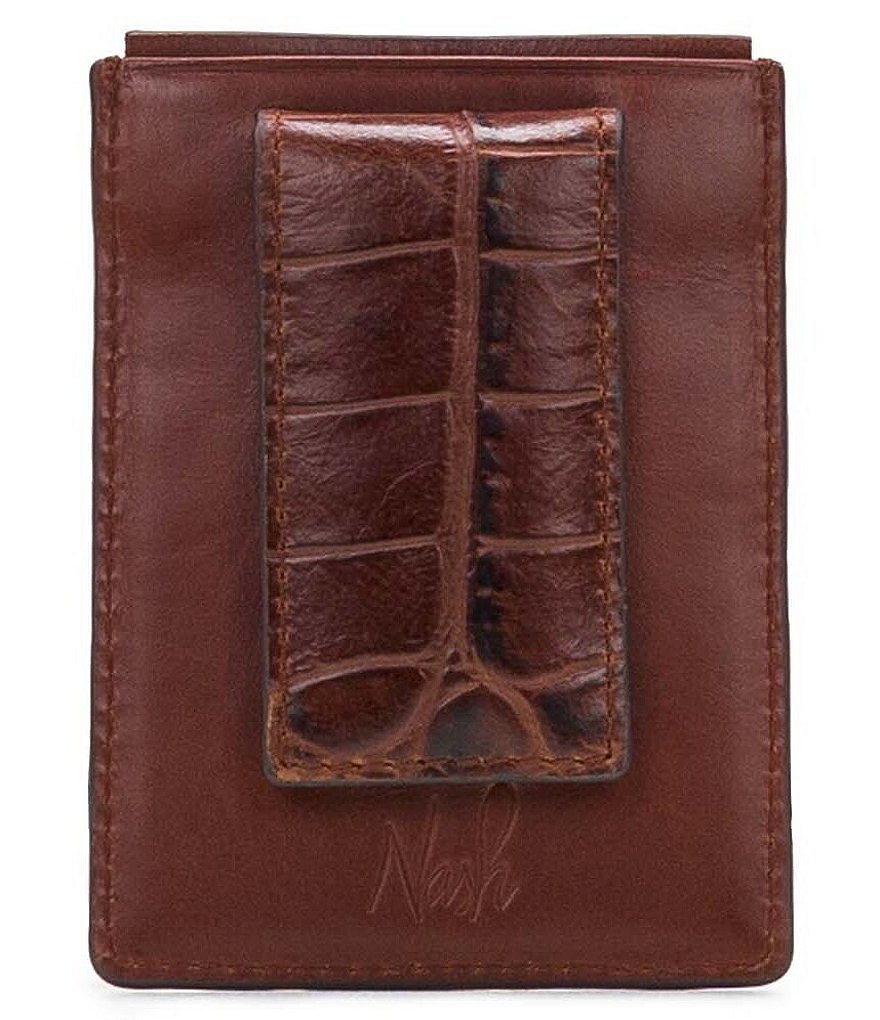 Nash Modena Magnetic Leather Card Case
