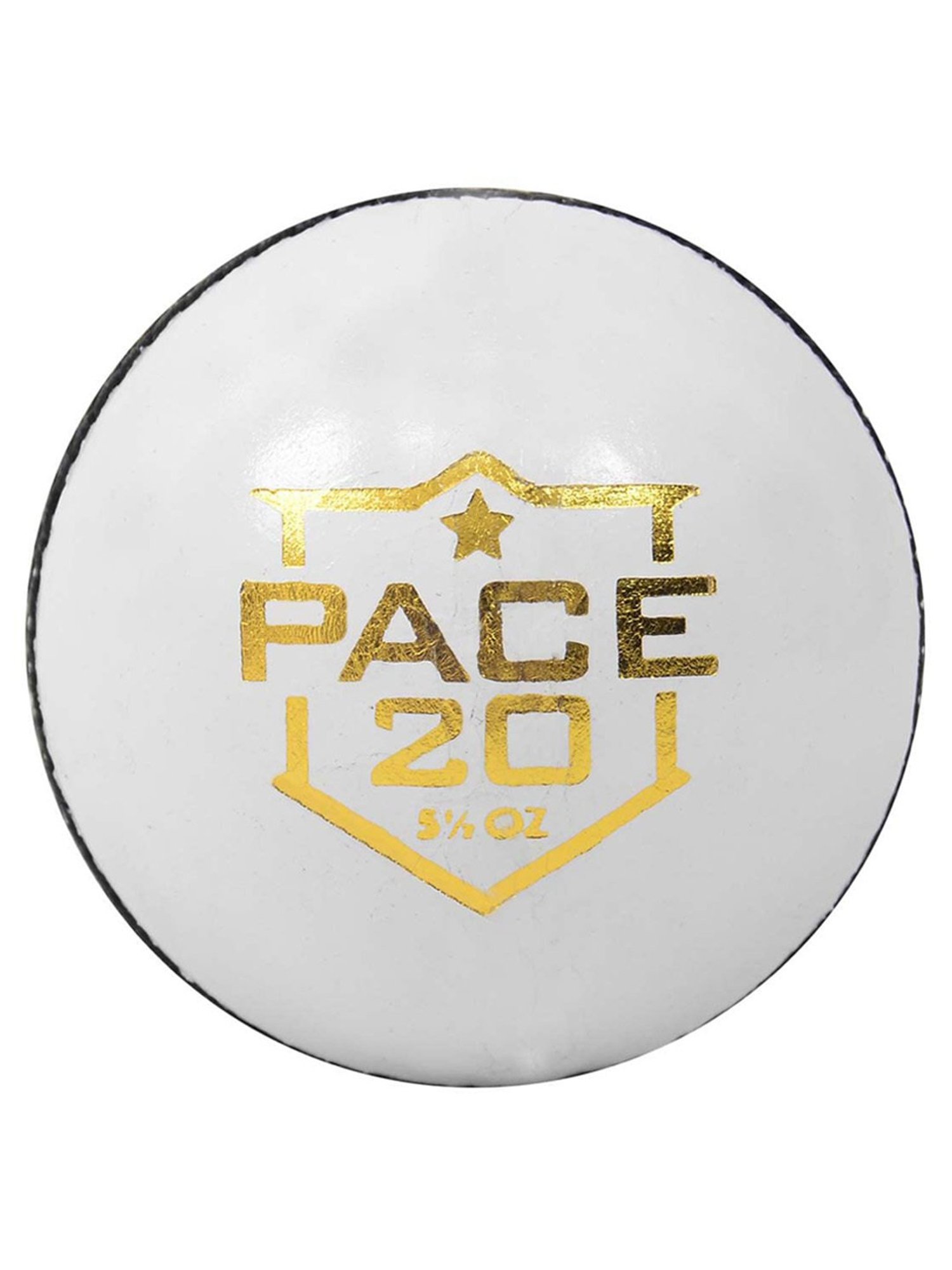 DSC Pace 20 Cricket Leather Ball Size - Free Size