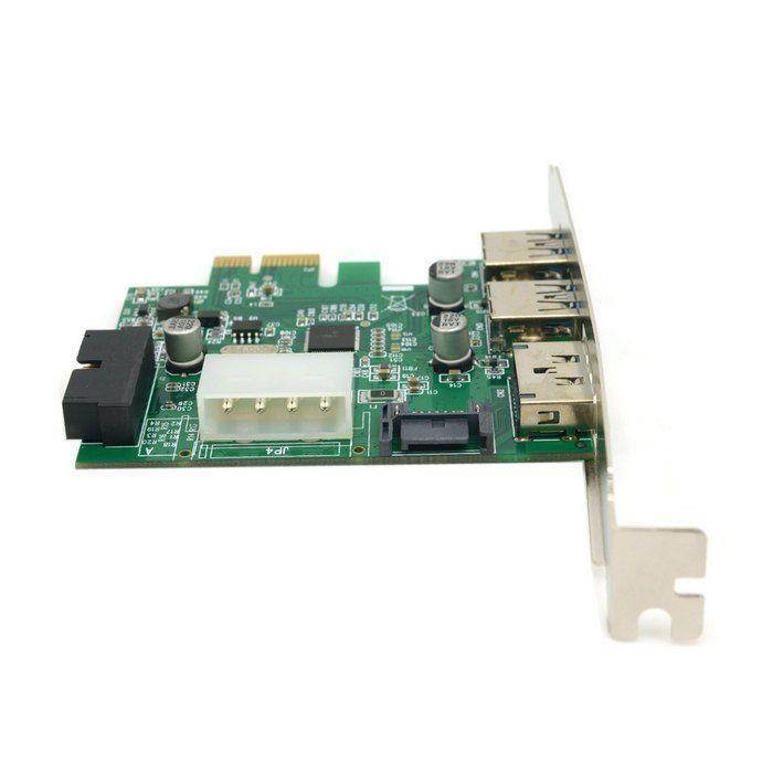 USB 3.0 & Power Over Esata & 19pin USB Header Combo Pci-e PCI Express Card