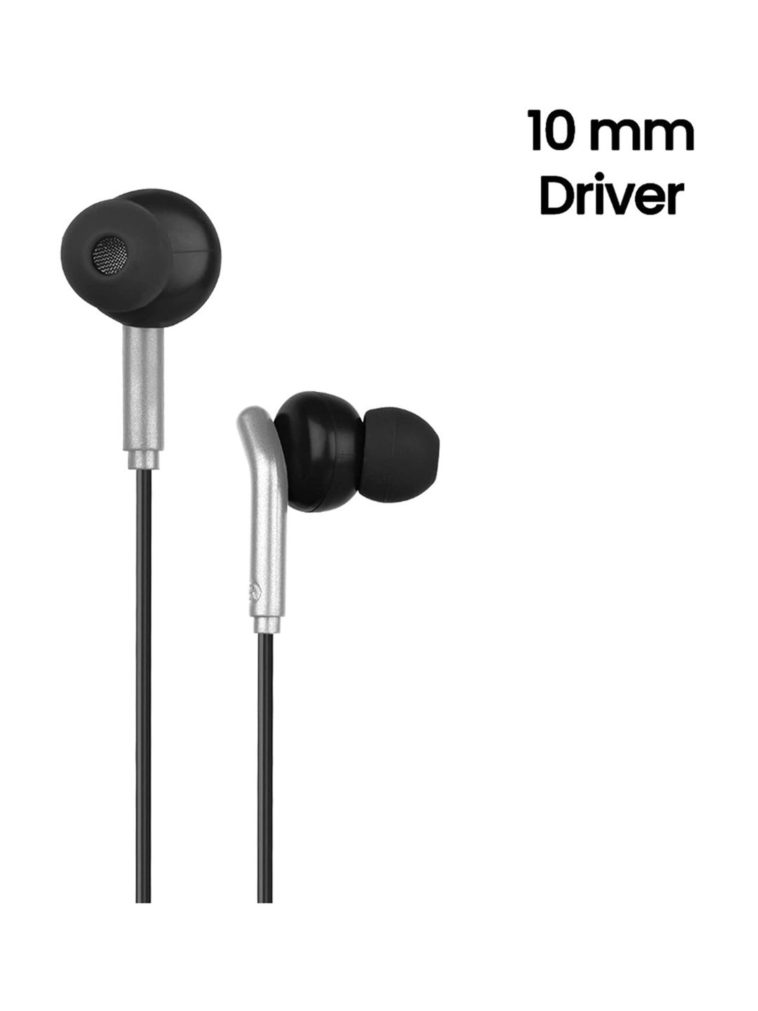 Zebronics Zeb-Bro 3.5mm In The Ear Wired Earphone (Black)