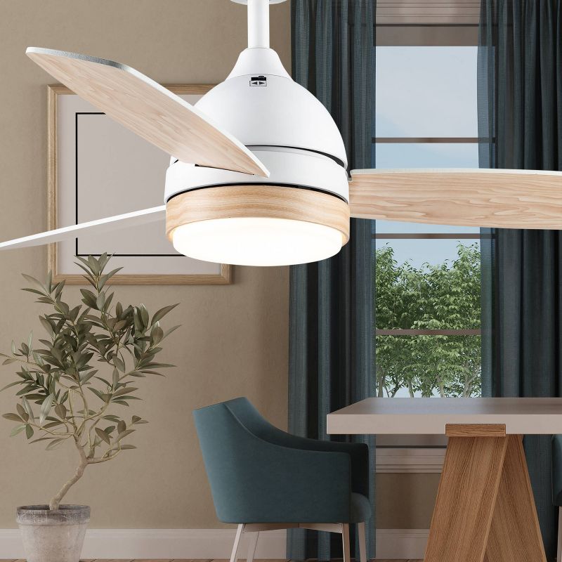 42" LED 3-Blade Braxton Integrated Ceiling Fan - River of Goods