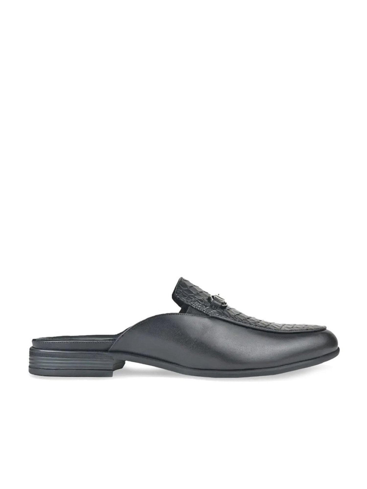 Imperio by Regal Men's Black Mule Shoes