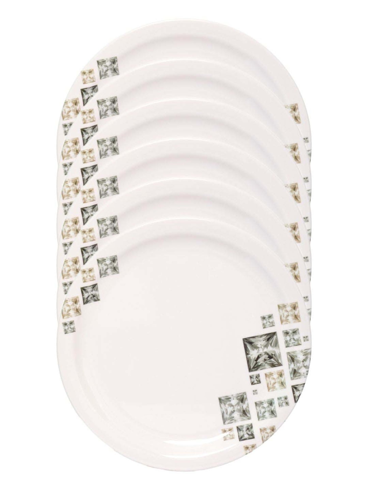 Servewell World Of Solitaire Melamine 19 cm Side Plate - Set of 6