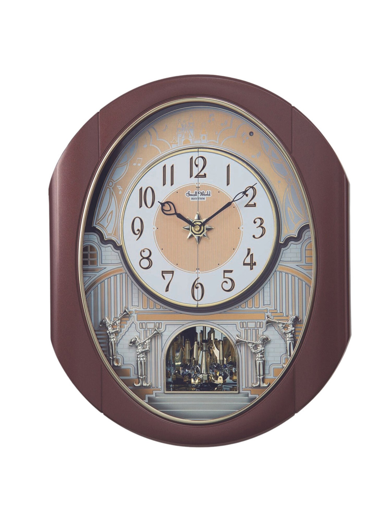 Braun Black Classic Large Analog Wall Clock With Silent Sweep Movement