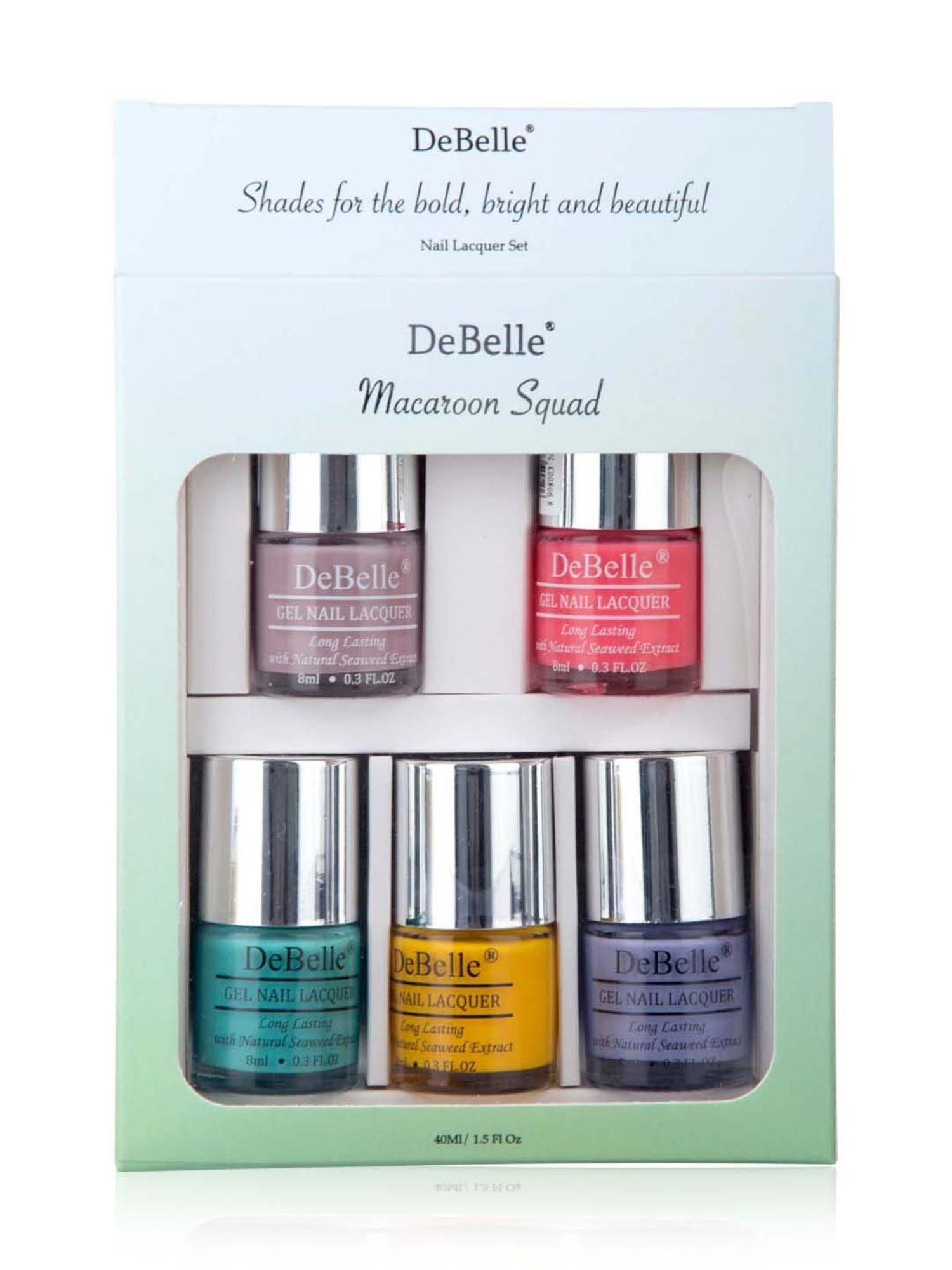 DeBelle Nail Lacquer Macaroon Squad Set of 5