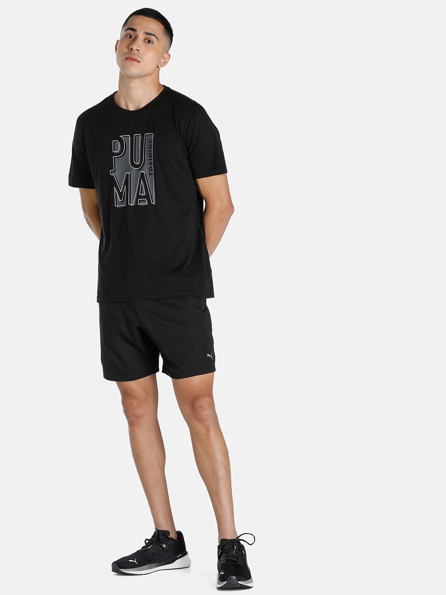 Adidas White Regular Fit Striped Sports Shorts