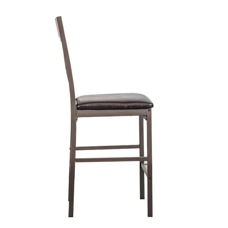 3pc Dining Set Black - Home Source