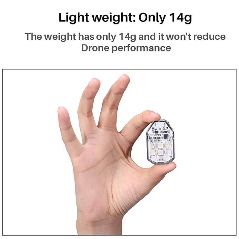 DR01 Drone Light Flash LED Light 3 Model RGB Drone Location Indicator Light for DJI Night Flight Searching Lighting Drone Accessories AntiCollision Slow FlashStrobe