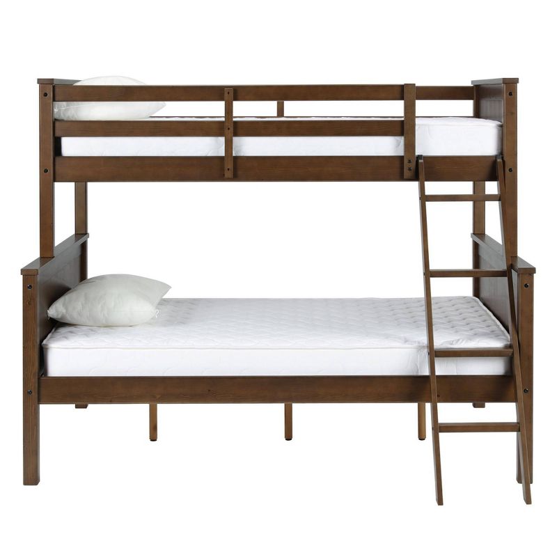 Twin over Full Roscoe Bunk Bed Mocha - Dorel Living