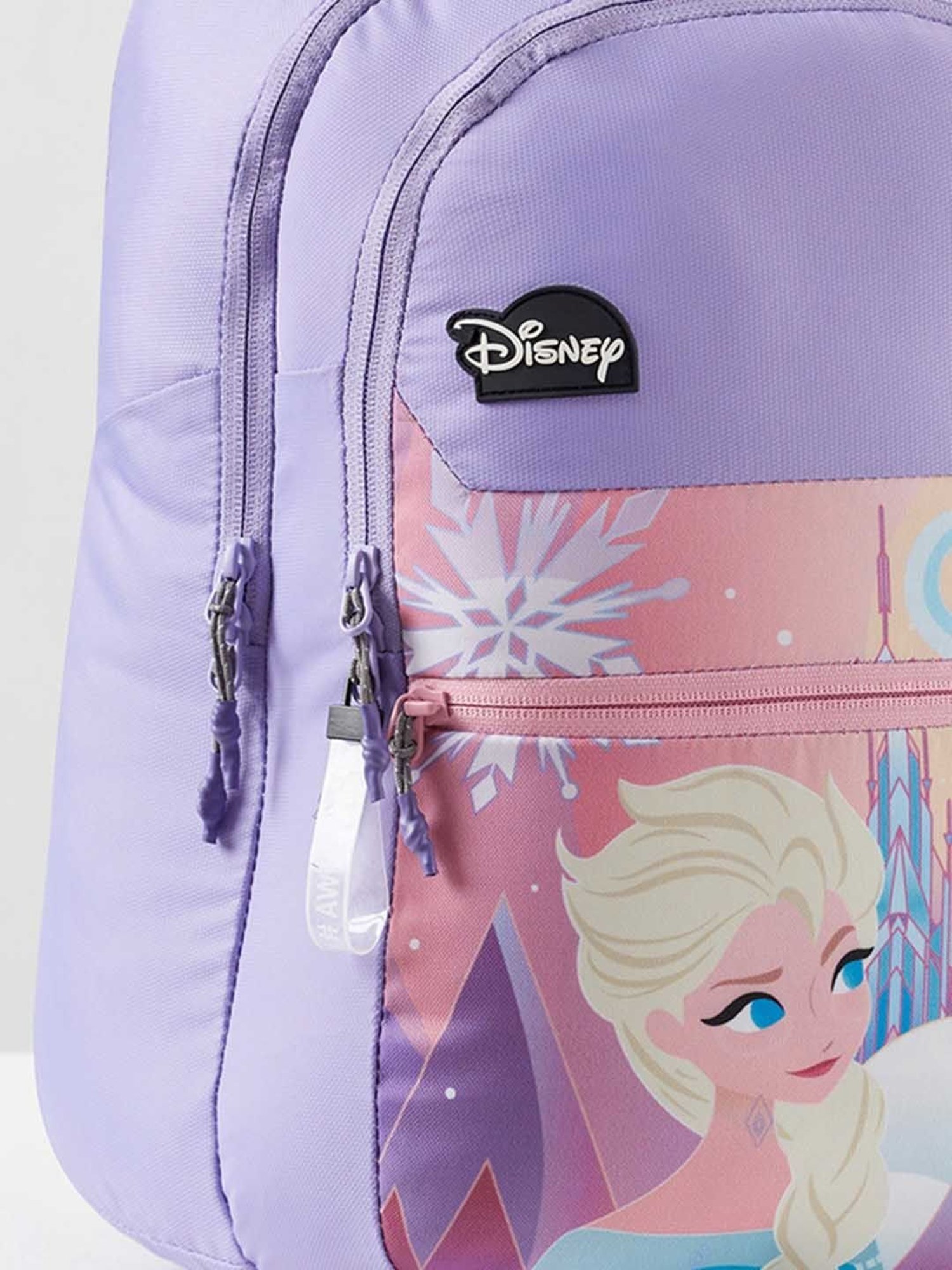 Wiki Back to School 1 Purple Polyester Printed Backpack - 22 Ltrs