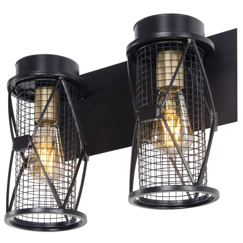 11" Harlequin 2 Light Bath Fixture Warm Bronze/Gold - Varaluz