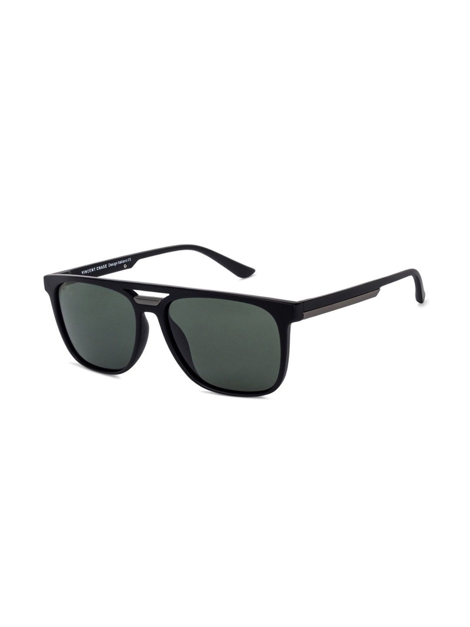 Vincent Chase by Lenskart VC S12644 Green Polarized Square Sunglasses