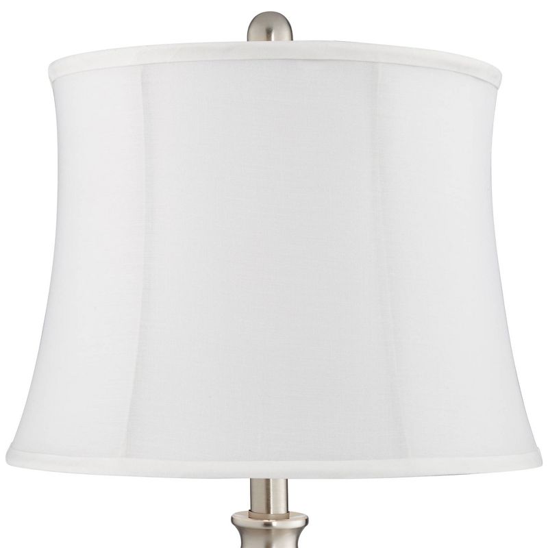 360 Lighting Carol Mercury Glass Cream Shade Table Lamps Set of 2