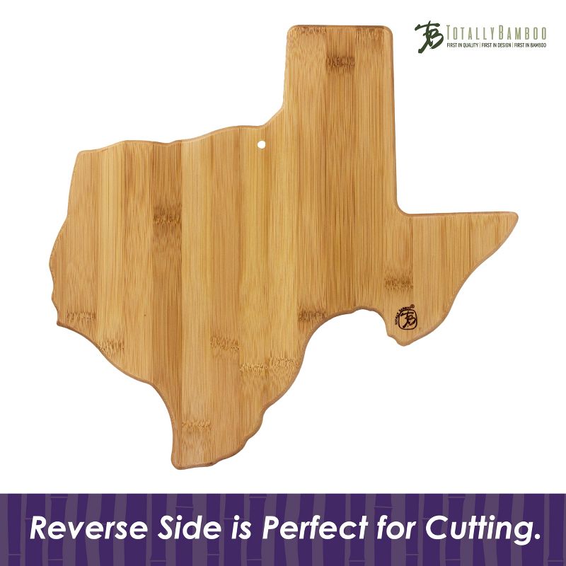 Totally Bamboo Destination Texas Cutting Board 14" x 13.5"