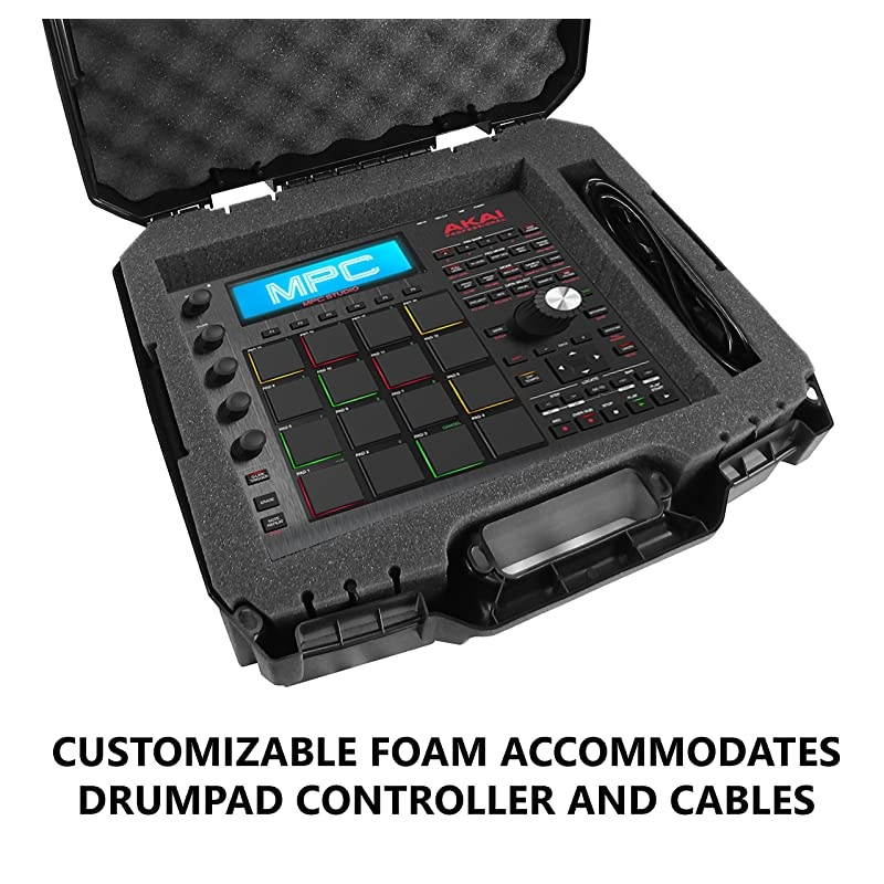 ArmorXL Case Compatible with Akai FIRE MPK mini Play MPC ONE APC Key 25 MPD226 Mpd218 Apc Mini Akai pro Mpk Mini mk3 Mpc Studio Element MidiMix Tom Cat or Rhythm Wolf