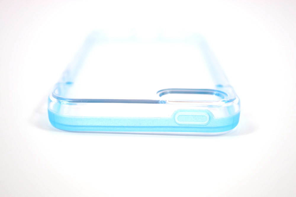Baby Blue Glow in the Dark Rubber Edge iPhone 5C Plastic Cell Phone Cover Case with Free Stylus