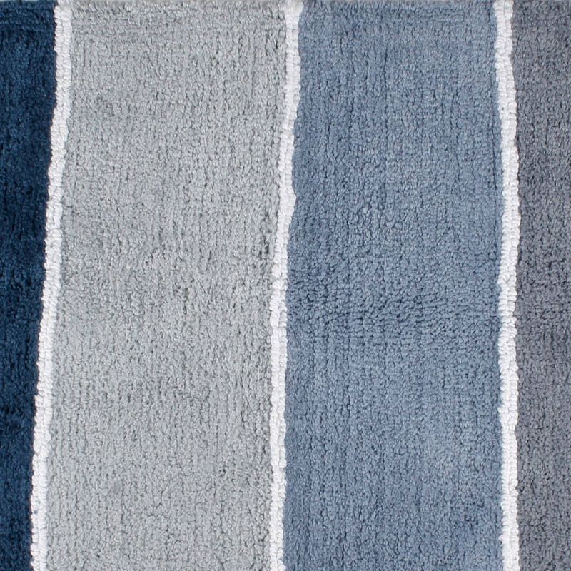 20"x30" Cubes Bath Rug Blue/Gray - SKL Home