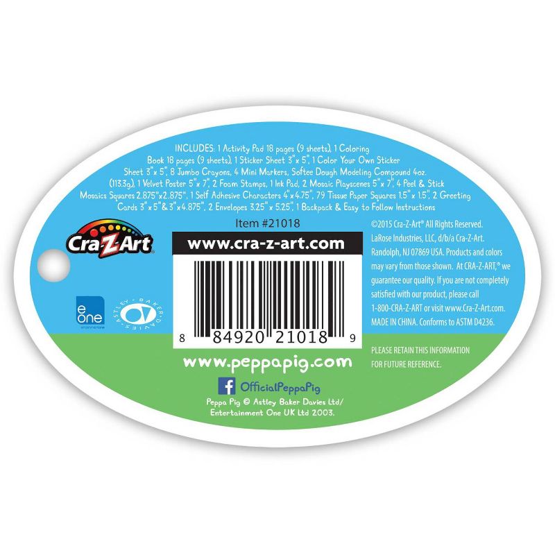 Peppa Pig Ultimate Activities Backpack - Colors May Vary