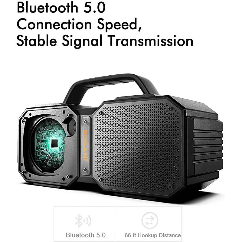 Bluetooth Speaker M83 Portable Bluetooth Speakers 50 40W Super Power Rich Woofer Stereo Loud Outdoor Bluetooth Speaker Suitable for Family Gatherings and Outdoor Travel
